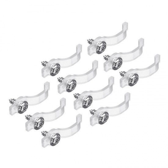 50PCS 10MM Width Mounting Brackets Fixing Screw Clip for 5054 5050 5630 LED Strip Light 50PCS 10MM Width Mounting Brackets Fixing Screw Clip for 5054 5050 5630 LED Strip Light