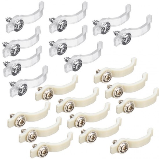 50PCS 10MM Width Mounting Brackets Fixing Screw Clip for 5054 5050 5630 LED Strip Light 50PCS 10MM Width Mounting Brackets Fixing Screw Clip for 5054 5050 5630 LED Strip Light