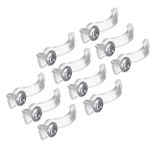 50PCS 8MM Width Mounting Brackets Fixing Screw Clip for 3528 LED Strip Light