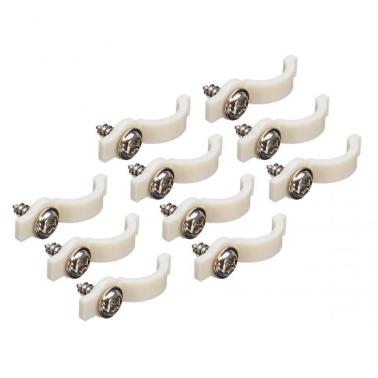 50PCS 8MM Width Mounting Brackets Fixing Screw Clip for 3528 LED Strip Light