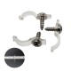 50PCS 8MM Width Mounting Brackets Fixing Screw Clip for 3528 LED Strip Light