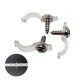 50PCS 8MM Width Mounting Brackets Fixing Screw Clip for 3528 LED Strip Light 50PCS 8MM Width Mounting Brackets Fixing Screw Clip for 3528 LED Strip Light