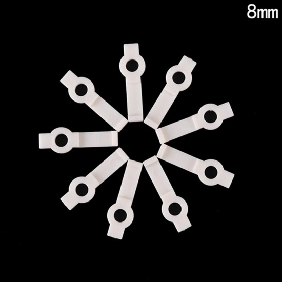 50PCS 8mm 10mm 12mm ABS Fixer Clip with Screws for Non-waterproof 3528 5050 LED Strip Light