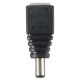 50PCS DC Power Male 5.5*2.1mm Connector Adapter Plug Cable Pressed for LED Strips 12V