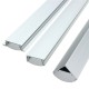 50cm U/YW/V-Style Aluminum Extrusions Channel Holder For LED Strip Bar Under Cabinet Light