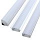 50cm U/YW/V-Style Aluminum Extrusions Channel Holder For LED Strip Bar Under Cabinet Light