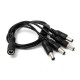 5.5 x 2.1mm Female To Male Plug DC Splitter Connector For LED Lighting 5.5 x 2.1mm Female To Male Plug DC Splitter Connector For LED Lighting