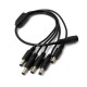 5.5 x 2.1mm Female To Male Plug DC Splitter Connector For LED Lighting 5.5 x 2.1mm Female To Male Plug DC Splitter Connector For LED Lighting