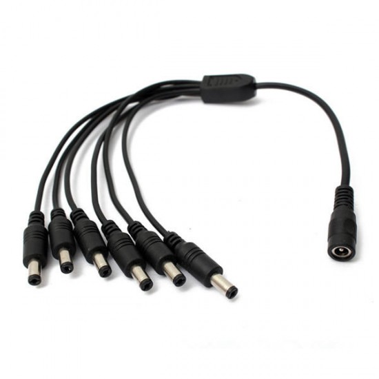 5.5 x 2.1mm Female To Male Plug DC Splitter Connector For LED Lighting 5.5 x 2.1mm Female To Male Plug DC Splitter Connector For LED Lighting