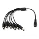 5.5 x 2.1mm Female To Male Plug DC Splitter Connector For LED Lighting 5.5 x 2.1mm Female To Male Plug DC Splitter Connector For LED Lighting