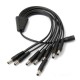 5.5 x 2.1mm Female To Male Plug DC Splitter Connector For LED Lighting 5.5 x 2.1mm Female To Male Plug DC Splitter Connector For LED Lighting