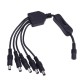 5.5*2.1mm 1 Female to 5 Male Way Splitter Connector with Switch for CCTV Camera LED Strip Light DC12V 5.5*2.1mm 1 Female to 5 Male Way Splitter Connector with Switch for CCTV Camera LED Strip Light DC12V
