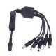 5.5*2.1mm 1 Female to 5 Male Way Splitter Connector with Switch for CCTV Camera LED Strip Light DC12V 5.5*2.1mm 1 Female to 5 Male Way Splitter Connector with Switch for CCTV Camera LED Strip Light DC12V