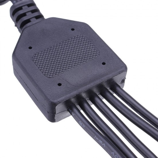 5.5*2.1mm 1 Female to 5 Male Way Splitter Connector with Switch for CCTV Camera LED Strip Light DC12V 5.5*2.1mm 1 Female to 5 Male Way Splitter Connector with Switch for CCTV Camera LED Strip Light DC12V