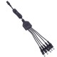 5.5*2.1mm 1 Female to 5 Male Way Splitter Connector with Switch for CCTV Camera LED Strip Light DC12V 5.5*2.1mm 1 Female to 5 Male Way Splitter Connector with Switch for CCTV Camera LED Strip Light DC12V