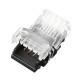 5M 4-Pin Extension Wire Cable + 10PCS 4Pin 10mm No Weld Connector For 3528 5050 RGB LED Strip Light 5M 4-Pin Extension Wire Cable + 10PCS 4Pin 10mm No Weld Connector For 3528 5050 RGB LED Strip Light