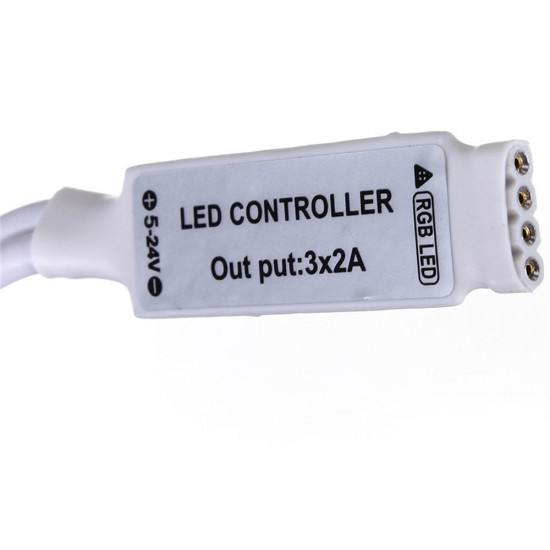 5pcs DC12V 3528 5050 RGB LED Strip Light Controller with 24 Key Mini IR Remote Control 5pcs DC12V 3528 5050 RGB LED Strip Light Controller with 24 Key Mini IR Remote Control