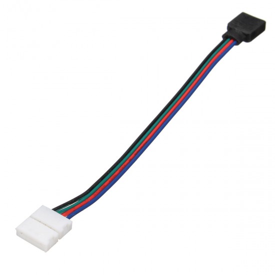 8MM 4 Pin Female Connector No Soldering Cable for 3528 5050 RGB LED Strip Light 8MM 4 Pin Female Connector No Soldering Cable for 3528 5050 RGB LED Strip Light