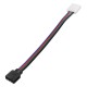 8MM 4 Pin Female Connector No Soldering Cable for 3528 5050 RGB LED Strip Light 8MM 4 Pin Female Connector No Soldering Cable for 3528 5050 RGB LED Strip Light