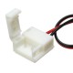 8mm/10mm Width One Terminal Connector with Wire Waterproof for Single Color LED Strips 8mm/10mm Width One Terminal Connector with Wire Waterproof for Single Color LED Strips