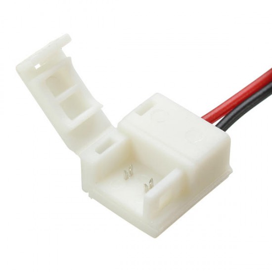 8mm/10mm Width One Terminal Connector with Wire Waterproof for Single Color LED Strips