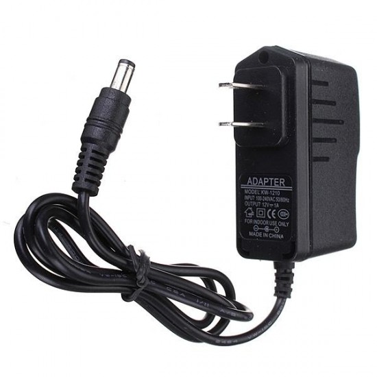 AC 100-240V To DC 12V 1A Adapter Plug Power Supply For LED Strip Light AC 100-240V To DC 12V 1A Adapter Plug Power Supply For LED Strip Light