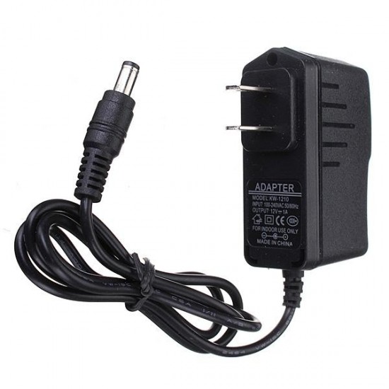 AC 100-240V To DC 12V 1A Adapter Plug Power Supply For LED Strip Light