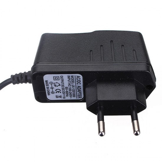 AC 100-240V To DC 12V 1A Adapter Plug Power Supply For LED Strip Light