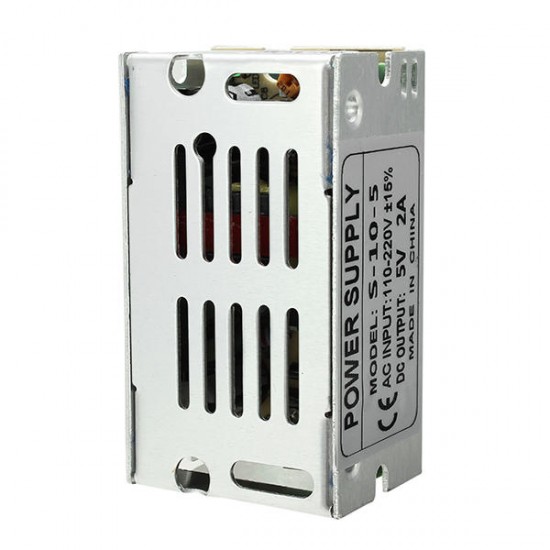 AC 110-220V To DC 5V 2A 10W Driver Switch Power Supply Transformer For LED Strip Light AC 110-220V To DC 5V 2A 10W Driver Switch Power Supply Transformer For LED Strip Light