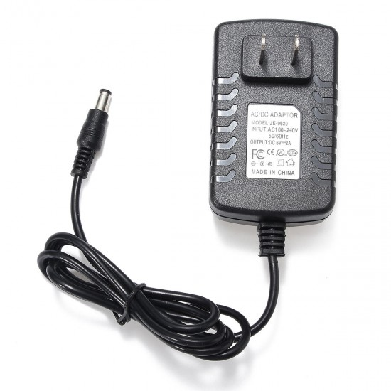 AC 110-240V To DC 6V 2A 12W Adapter Power Supply Converter AU/EU/US/UK Plug AC 110-240V To DC 6V 2A 12W Adapter Power Supply Converter AU/EU/US/UK Plug