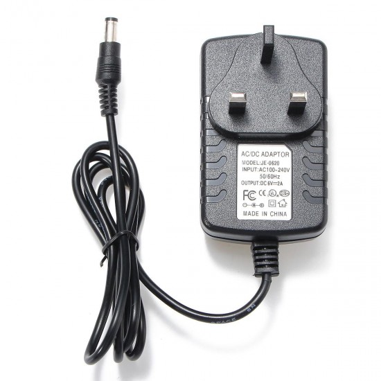 AC 110-240V To DC 6V 2A 12W Adapter Power Supply Converter AU/EU/US/UK Plug AC 110-240V To DC 6V 2A 12W Adapter Power Supply Converter AU/EU/US/UK Plug