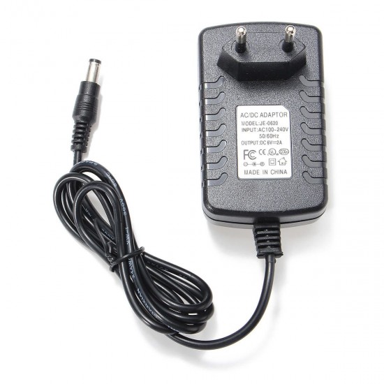 AC 110-240V To DC 6V 2A 12W Adapter Power Supply Converter AU/EU/US/UK Plug AC 110-240V To DC 6V 2A 12W Adapter Power Supply Converter AU/EU/US/UK Plug