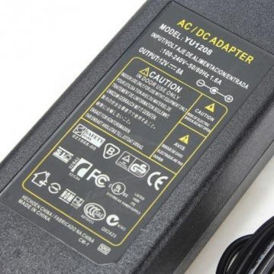 AC 110-240V to DC 12V 8A Adapter Power Supply For LED Strip Light