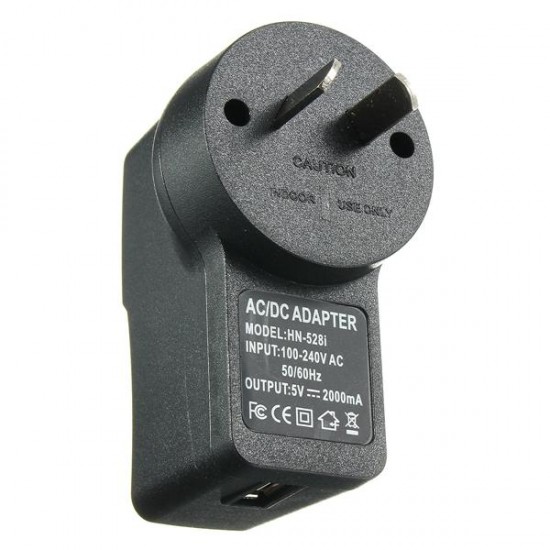 AC100V-240V To DC5V 2A 10W USB Power Supply Adapter Travel Home Wall Charger AC100V-240V To DC5V 2A 10W USB Power Supply Adapter Travel Home Wall Charger