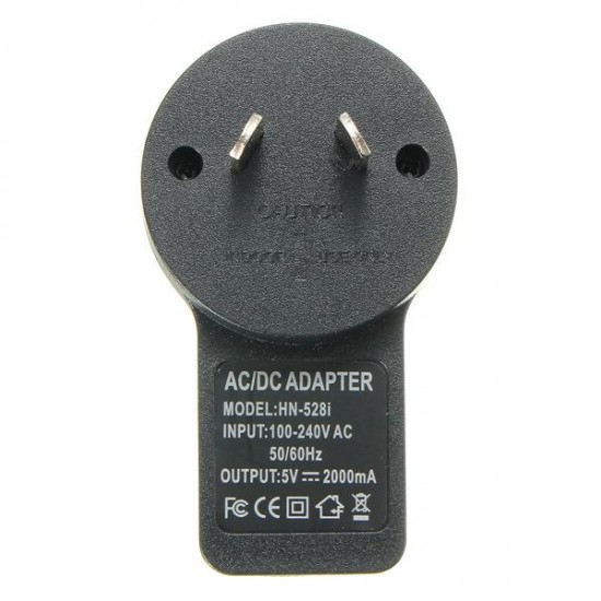 AC100V-240V To DC5V 2A 10W USB Power Supply Adapter Travel Home Wall Charger AC100V-240V To DC5V 2A 10W USB Power Supply Adapter Travel Home Wall Charger