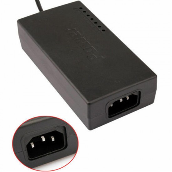 AC110-240V To DC12-24V 96W Power Adapter Universal Charger UK Plug with 8PCS Swappable Connectors
