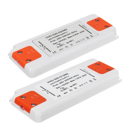 AC220-240C to DC12V/DC24V 20W Power Supply Lighting Transformer LED Driver for Strip Light AC220-240C to DC12V/DC24V 20W Power Supply Lighting Transformer LED Driver for Strip Light