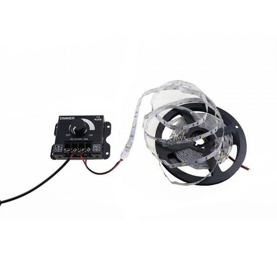 DC12-24V 30A Brightness Adjustable LED Dimmer Controller for 5050 3528 Single Color Strip Light DC12-24V 30A Brightness Adjustable LED Dimmer Controller for 5050 3528 Single Color Strip Light