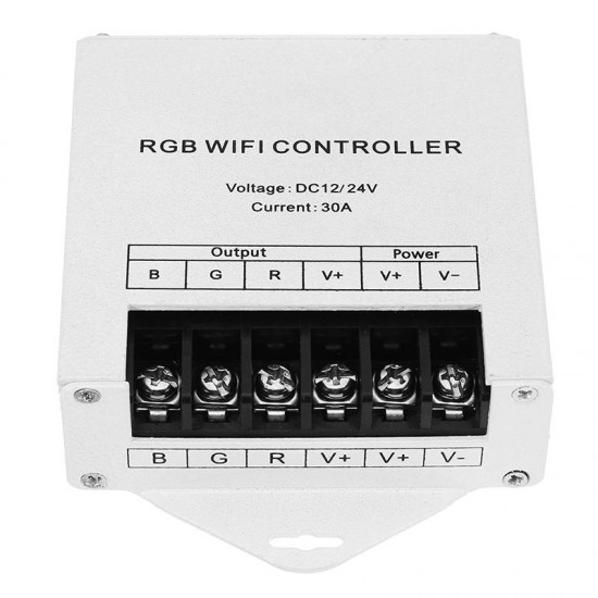 DC12/24V Wifi LED RGB Controller with Touch Remote Control for Strip Light DC12/24V Wifi LED RGB Controller with Touch Remote Control for Strip Light