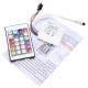 DC12V 24 Key IR Remote Controller for WS2811 LED Strip Light