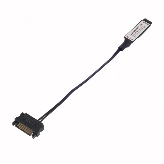 DC12V 6A 72W RGB LED Strip Light Controller RF Remote Control with SATA Power Supply Interface DC12V 6A 72W RGB LED Strip Light Controller RF Remote Control with SATA Power Supply Interface