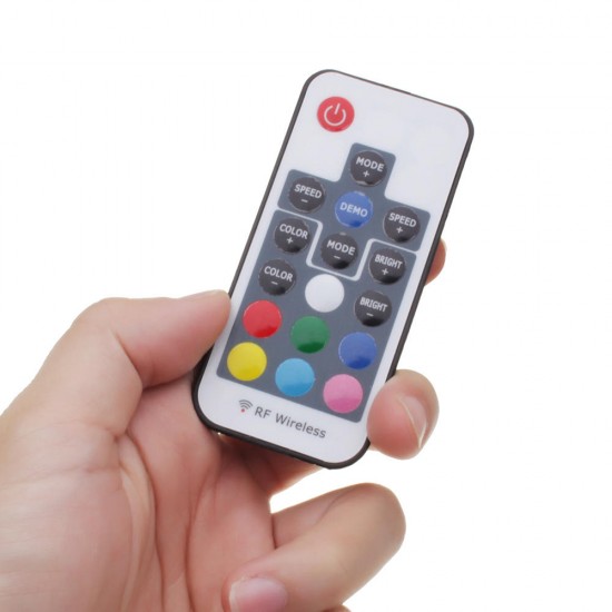 DC12V 6A 72W RGB LED Strip Light Controller RF Remote Control with SATA Power Supply Interface DC12V 6A 72W RGB LED Strip Light Controller RF Remote Control with SATA Power Supply Interface