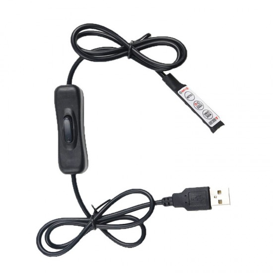 DC5-24V 144W Mini USB 3 Keys RGB Controller with Switch for LED Strip Light DC5-24V 144W Mini USB 3 Keys RGB Controller with Switch for LED Strip Light