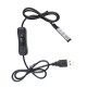 DC5-24V 144W Mini USB 3 Keys RGB Controller with Switch for LED Strip Light DC5-24V 144W Mini USB 3 Keys RGB Controller with Switch for LED Strip Light