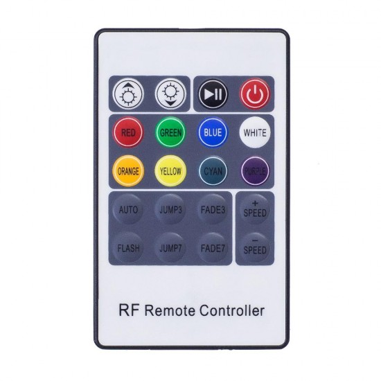 DC5-24V 3*4A RGB 3528 5050 2835 LED Strip Controller 20Keys RF Remote Control
