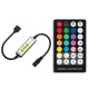 DC5-24V 6A 3Keys IR LED Dimmer Controller + 28Keys Remote Control for RGBW Strip Lights