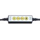 DC5-24V 6A 4 Keys LED Dimmer Controller for 6PIN RGB+CCT Strip Light DC5-24V 6A 4 Keys LED Dimmer Controller for 6PIN RGB+CCT Strip Light