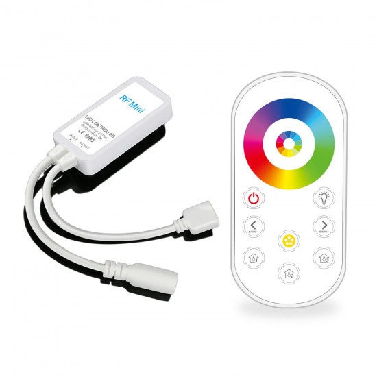 DC5-24V Mini Wireless RF RGB+CCT LED Dimmer Controller Touch Remote Control for Strip Light DC5-24V Mini Wireless RF RGB+CCT LED Dimmer Controller Touch Remote Control for Strip Light