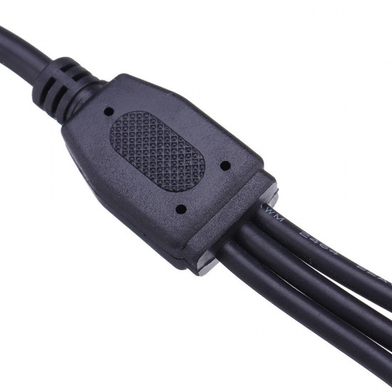 DC5.5*2.1mm One Female to Three Male Way Splitter Connector with Switch for CCTV LED Strip Light DC5.5*2.1mm One Female to Three Male Way Splitter Connector with Switch for CCTV LED Strip Light