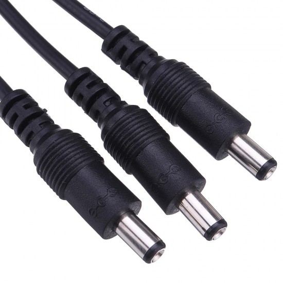 DC5.5*2.1mm One Female to Three Male Way Splitter Connector with Switch for CCTV LED Strip Light DC5.5*2.1mm One Female to Three Male Way Splitter Connector with Switch for CCTV LED Strip Light